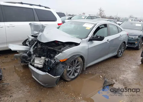 2020 Honda Civic Ex z USA, uszkodzony, nr VIN 19XFC1F31LE015806